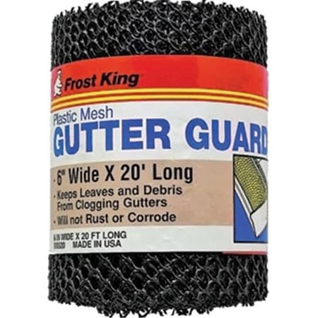 Thermwell Products Thermwell VX620 Plastic Gutter Guard - 6 x 20 ft. 77578035291